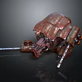 Mech Warrior Mech Soldier Machine Battlearm Mechanical Battlearm Machine Fighter Robot 3d model
