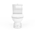 Modern White Ceramic Toilet for Bathroom with Sleek Design and Clean Lines