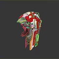 Sci-Fi Helmet Alien Helmet-Helmet High Tech Helmet Game Helmet 3d model