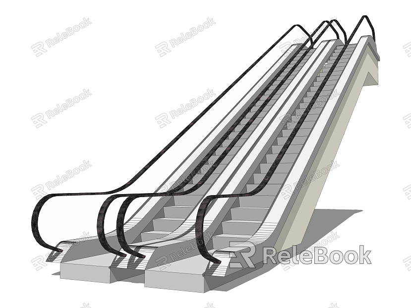 Modern Elevator Escalator Escalator model