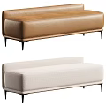 Modern Upholstered Sofa Bench With Multiple Color Options For Contemporary Living Room Decor