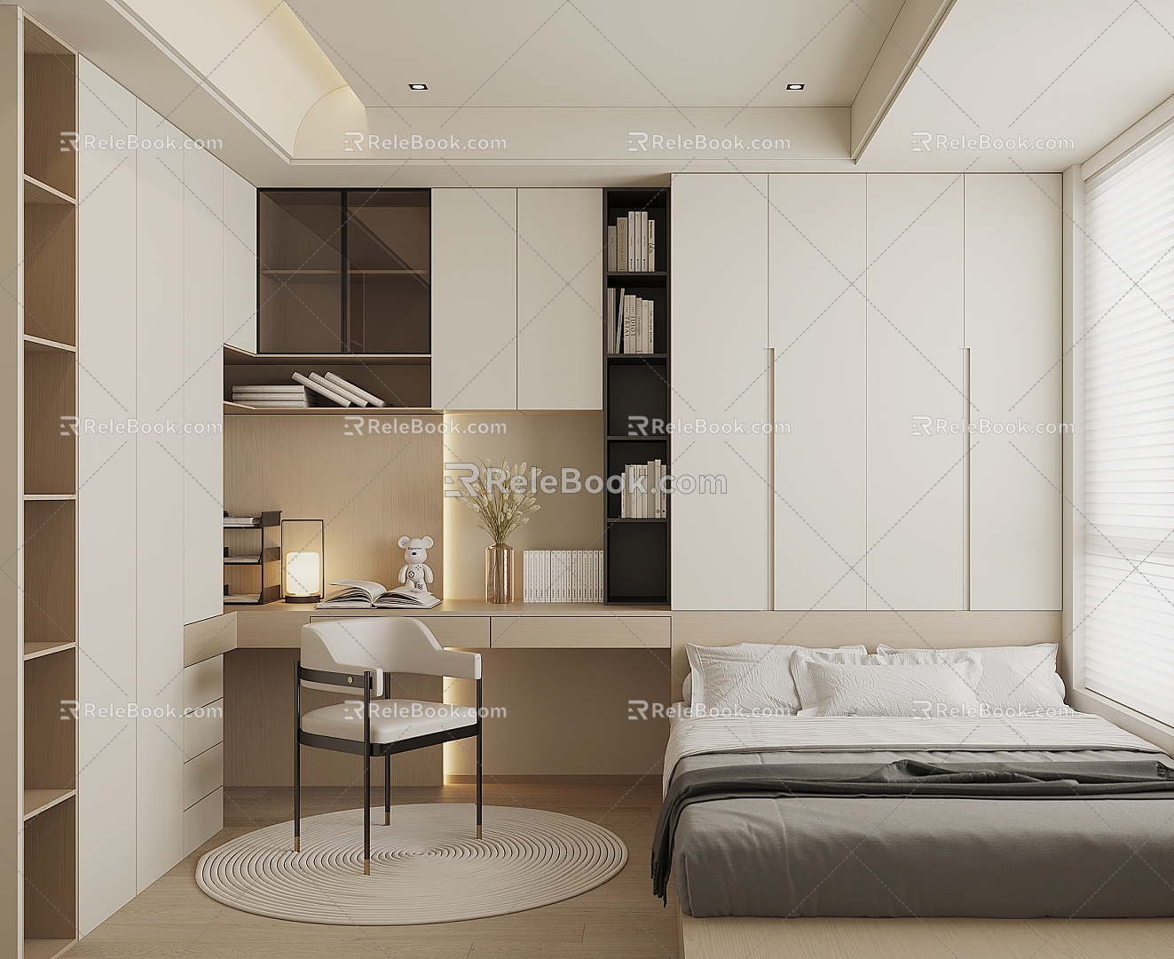 Tatami Bedroom 3d model