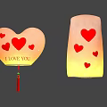 Kongming Lantern Ancient Lantern on Yuan Festival Ancient Kongming Lantern Ancient Elements Pray for Sky Lantern Festival Wishing Lantern Hanging Pendant Love 3d model