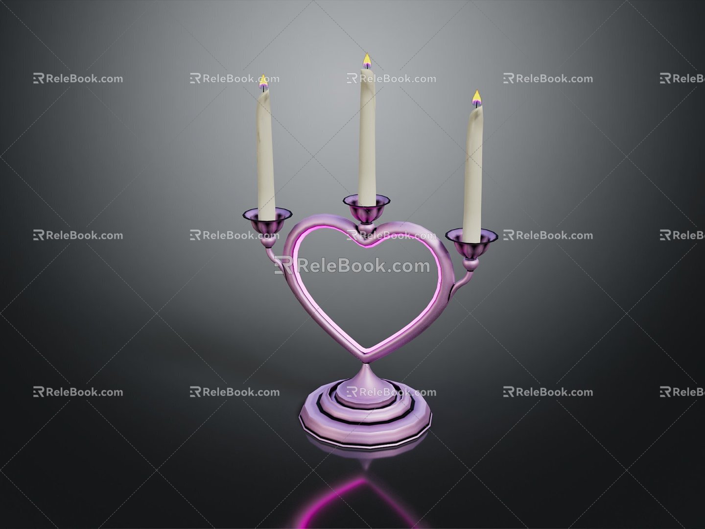 Modern Candlestick Candle Copper Candlestick Classical Candlestick 3d model