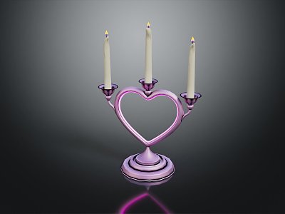 Modern Candlestick Candle Copper Candlestick Classical Candlestick 3d model