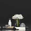 Modern Tableware Cosmetics 3d model