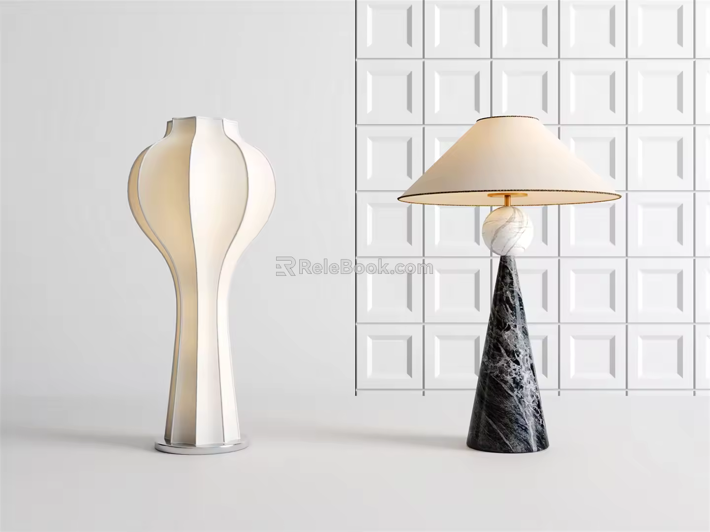 Modern table lamp 3d model