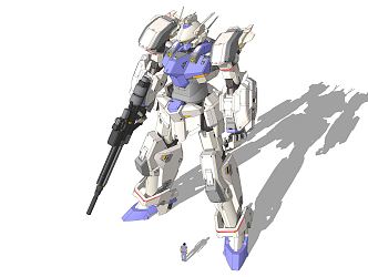 Modern robot Gundam robot 3d model