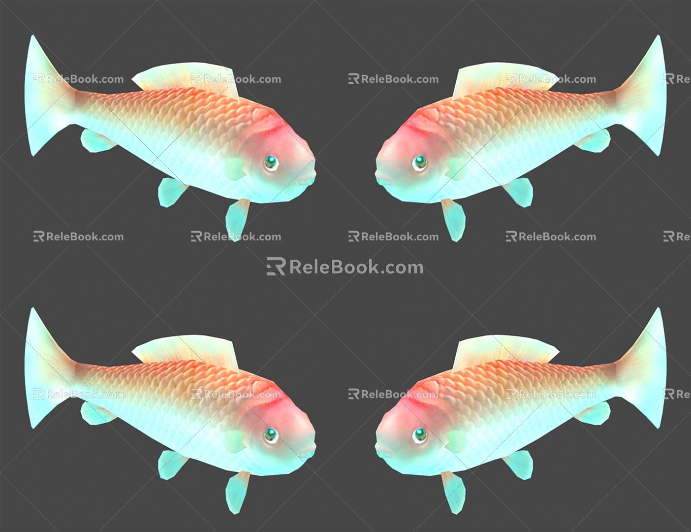 Modern Fish 3d model