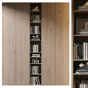 exquisite bookcase 3d model