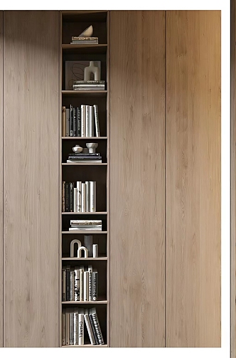 exquisite bookcase 3d model