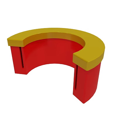 Children's Physical Fitness Software Balance Single-plank Bridge Parent-child Early Education Gymnastics Training Equipment Large Ring Sensor System Positive and Negative 3d model