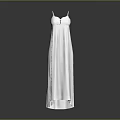 Elegant White Long Evening Dress With Sleeveless Design And Floor Length