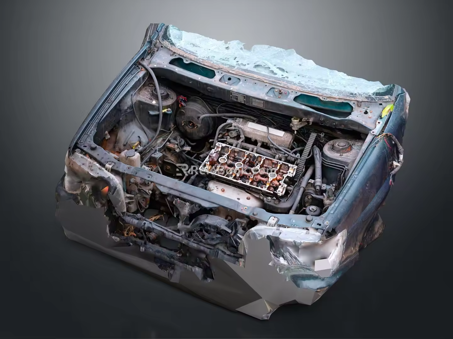 Modern Engine Scrap Engine Bad Engine Racing Engine 3d model