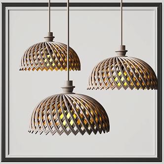 Modern creative chandelier 3d model