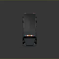 Armored Blue Cash Truck With Emergency Lights And Secure Transport Design