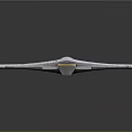Medieval Long Sword With Red Wrapped Handle And Sharp Metallic Blade On Gray Background