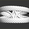 Elegant Silver Twisted Ring Design With Sparkling Stones For Modern Fashion Jewelry