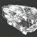 Smart Machine Featuring Blue Propellers Gray Frame Support Feet And Mechanical Details