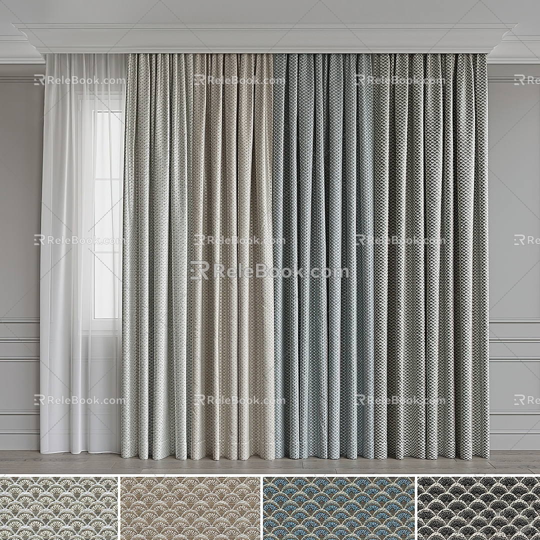 Fabric Curtain model