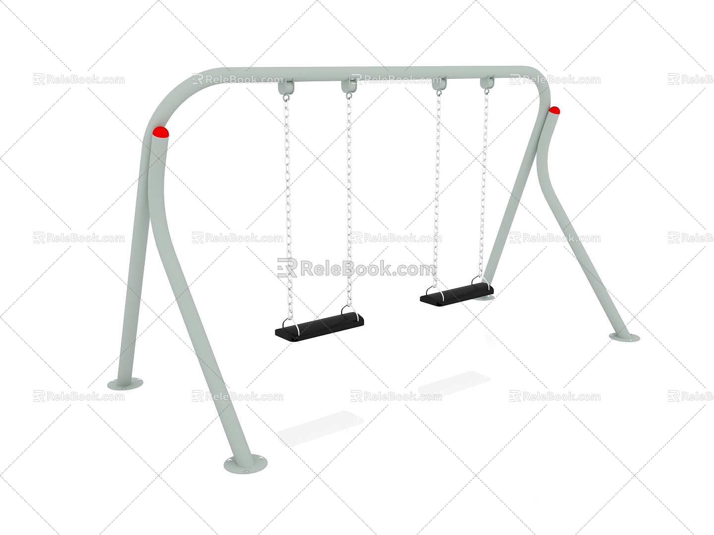 Children's Swing Outdoor Swing Venue Swing Swing Swing Rack 3d model