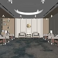 VIP Reception Room Modern Reception Room 3d model