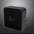 Klipsch Portable Electronic Speaker With Square Honeycomb Design And Wired Connection