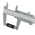Two Precision Vernier Calipers Metal Measuring Tools With Accurate Scales