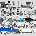 Essential Medical Devices With Diagnostic Equipment Surgical Instruments And Patient Monitors