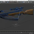 Crossbow Forest Eagle Crossbow Mechanical Crossbow Low Face Number Low Model Simple Model Game Sub-era Film and Television Level Super Realism 3d model