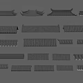 Traditional Architectural Roof Components Featuring Various Design Styles And Structures