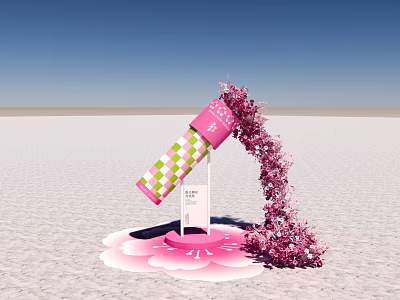 Meichen Flower Kaleidoscope 3d model