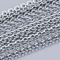 Silver Chains Wall Decor With Various Styles Neatly Arranged For Interior Design 3d model