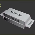 Spice Crackers In Silver Rectangular Box With Shiny Surface And Brand Name Text