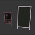 Small and Large Green Chalkboards with Wooden and Metal Stands for Home Use