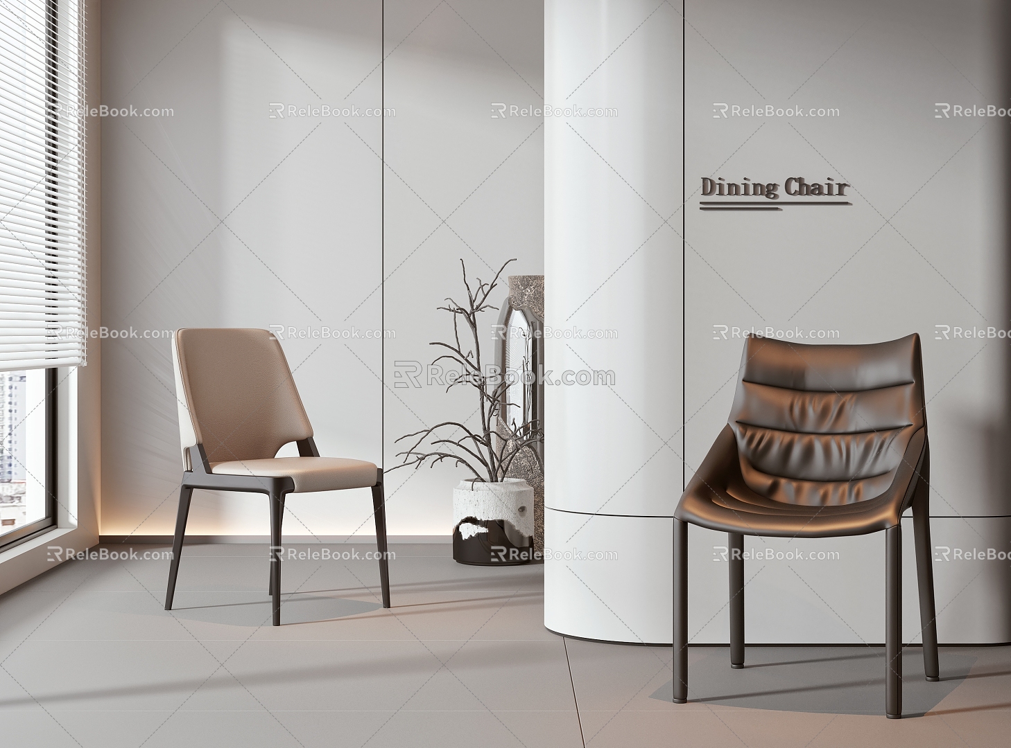 Modern Dining Chair 3d model