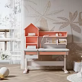 Modern Desk Children's Simple Desk Study Table 3d model