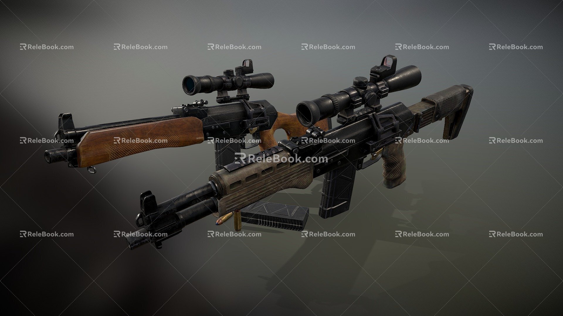 Sniper Rifle 3d model