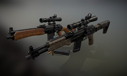 Sniper Rifle 3d model