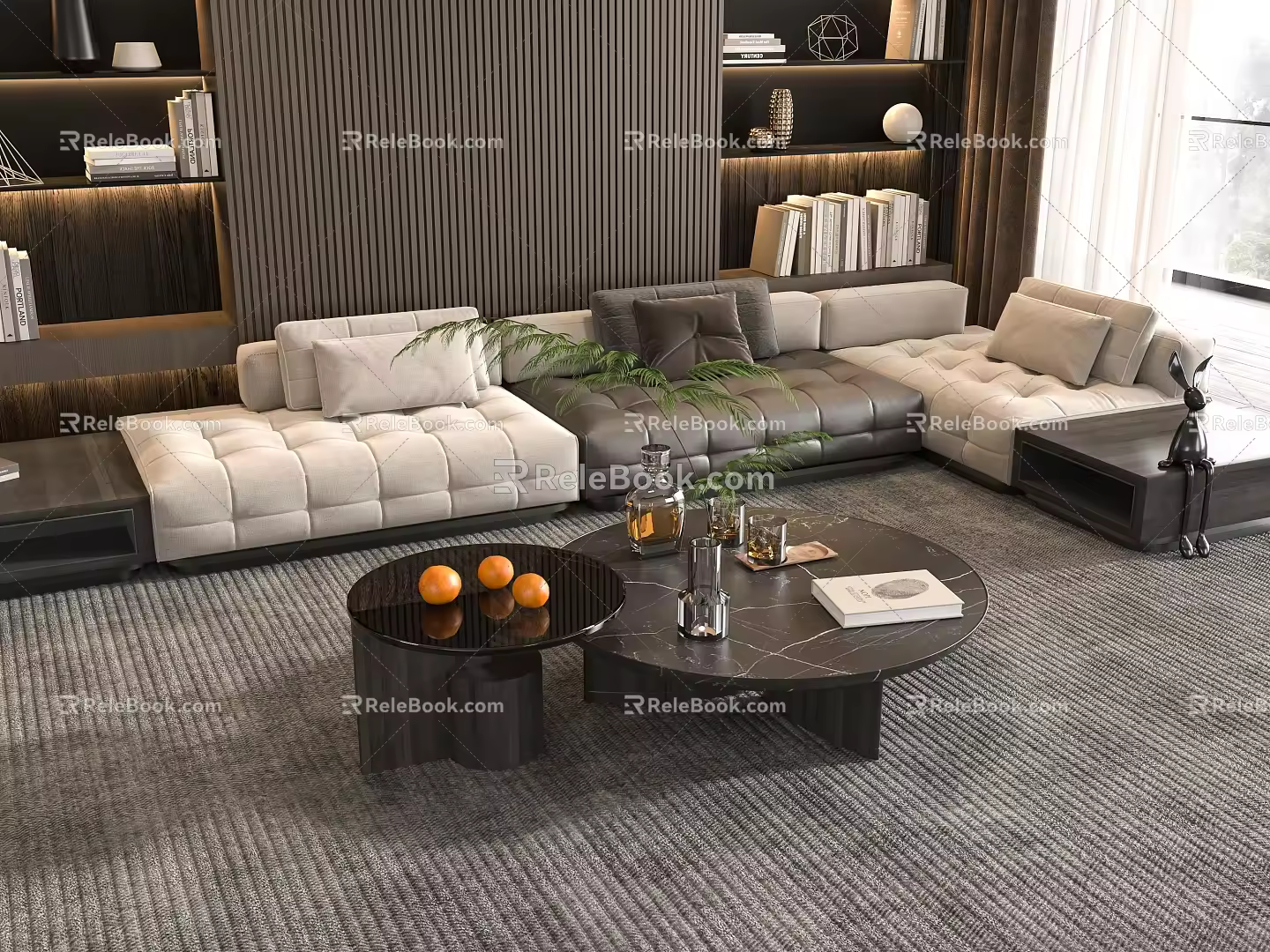 Modern coffee table 3d model