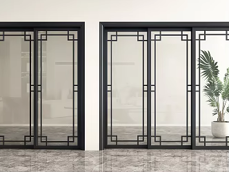 sliding door kitchen door balcony sliding door living room sliding door sliding door partition door 3d model