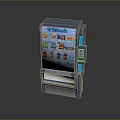 coin-operated vending machine vending machine vending machine vending machine kiosk 3d model