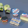 Various Household Kitchen Food Storage Items Including Jars Cans And Containers