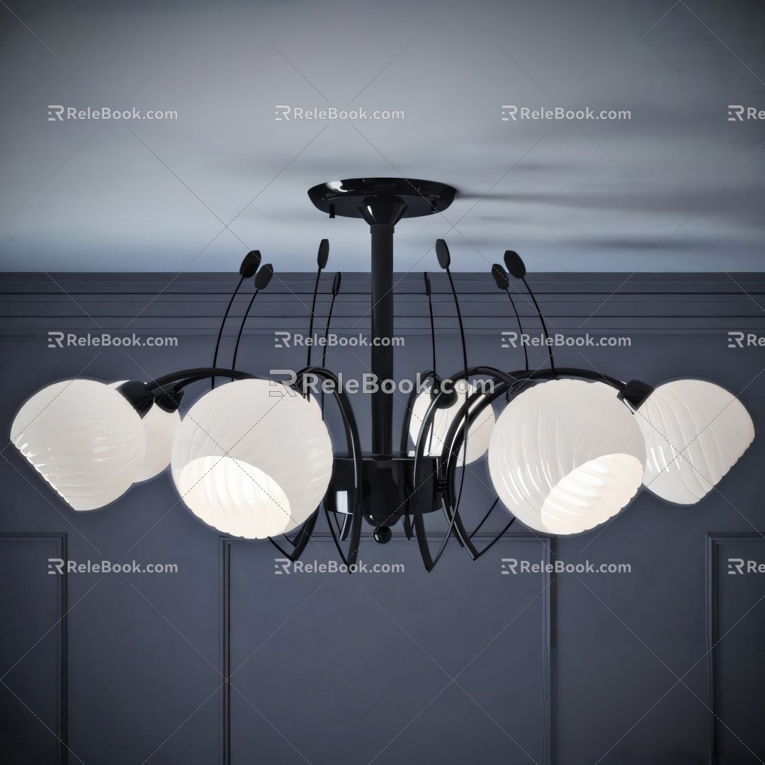 Chandelier lamps 3d model