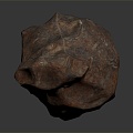 ore stone rock stone 3d model