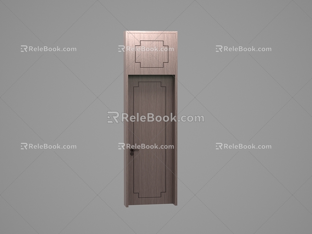 Wooden door 3d model