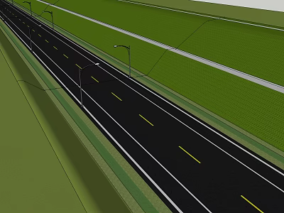 Excavation section 3d model