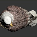 Modern Eagle Carving 3d model