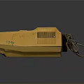 Vintage Yellow Fax Machine From 1984 With Worn Appearance And Tangled Cable