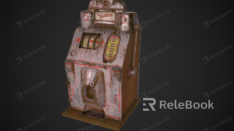 Industrial LOFT game machine abandoned slot machine model